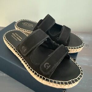 Cole Haan Black Slide Sandals